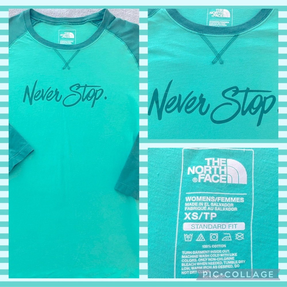 North face women’s XS petite. 3/4 sleeve